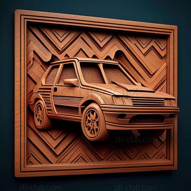 3D model Peugeot 205 Turbo 16 (STL)